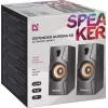 Altavoz de sobremesa con cable DEFENDER Aurora S8 — 2.0, 8 W RMS, alimentación USB, 3,5 mm, negro