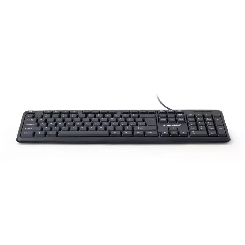 GEMBIRD KB-U-103 Estándar - Teclado - Con cable USB - Negro - Qwerty US/Int'l