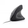 Ratón óptico GEMBIRD MUS-ERGO-01 - ergonómico, 6 botones, rueda, USB, Negro