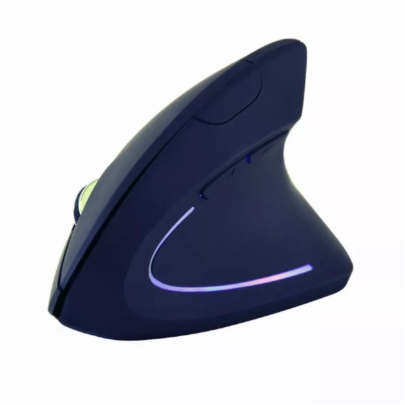 Ratón óptico GEMBIRD MUS-ERGO-01 - ergonómico, 6 botones, rueda, USB, Negro