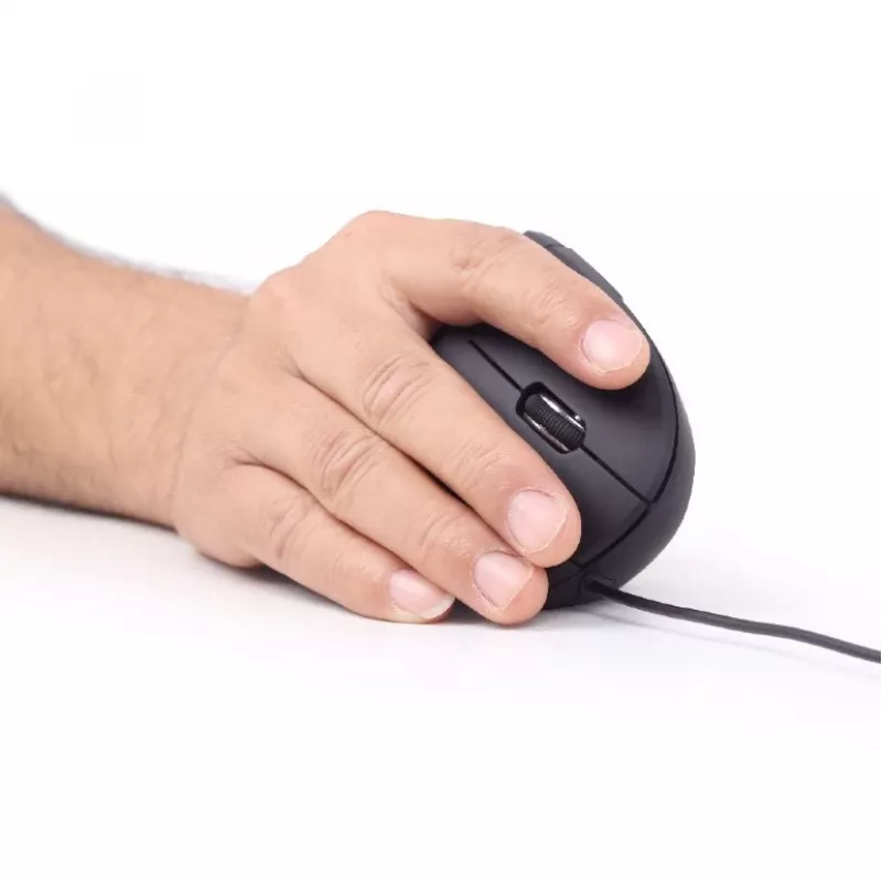 Ratón óptico GEMBIRD MUS-ERGO-01 - ergonómico, 6 botones, rueda, USB, Negro