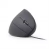 Ratón óptico GEMBIRD MUS-ERGO-01 - ergonómico, 6 botones, rueda, USB, Negro