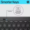 HP 350 Teclado Bluetooth compacto multidispositivo, inalámbrico, Bluetooth, mecánico, QWERTY, Negro