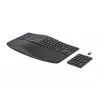 HP 960 Teclado inalámbrico ergonómico, formato completo (100%), inalámbrico, RF Wireless + Bluetooth, membrana, QWERTZ, Negro