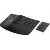 HP 965 Teclado inalámbrico ergonómico, formato completo (100%), inalámbrico, RF Wireless + Bluetooth, membrana, QWERTY, Negro