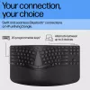 HP 965 Teclado inalámbrico ergonómico, formato completo (100%), inalámbrico, RF Wireless + Bluetooth, membrana, QWERTY, Negro