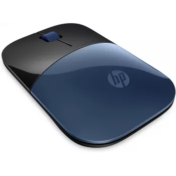 HP Ratón inalámbrico Z3700, ambidiestro, Blue LED, RF Wireless, 1200 DPI, Negro, Azul