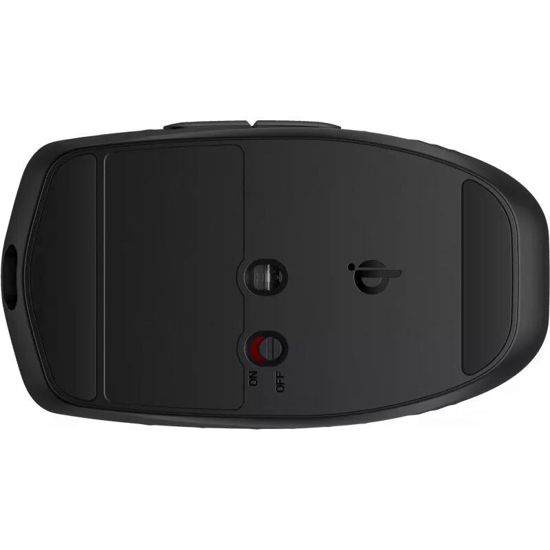 HP 690 Ratón inalámbrico recargable, ambidiestro, Bluetooth, 4000 DPI, Negro