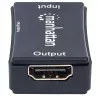 Repetidor AV Manhattan Repetidor HDMI 4K@60Hz, 1xHDMI entrada/salida, ancho de banda de 600 MHz, hasta 40 m, alimentación por micro-USB, negro