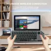 Techly ICTB9801TB Teclado universal RF inalámbrico + Bluetooth QWERTY US English negro