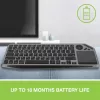 Techly ICTB9801TB Teclado universal RF inalámbrico + Bluetooth QWERTY US English negro