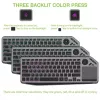 Techly ICTB9801TB Teclado universal RF inalámbrico + Bluetooth QWERTY US English negro