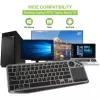 Techly ICTB9801TB Teclado universal RF inalámbrico + Bluetooth QWERTY US English negro