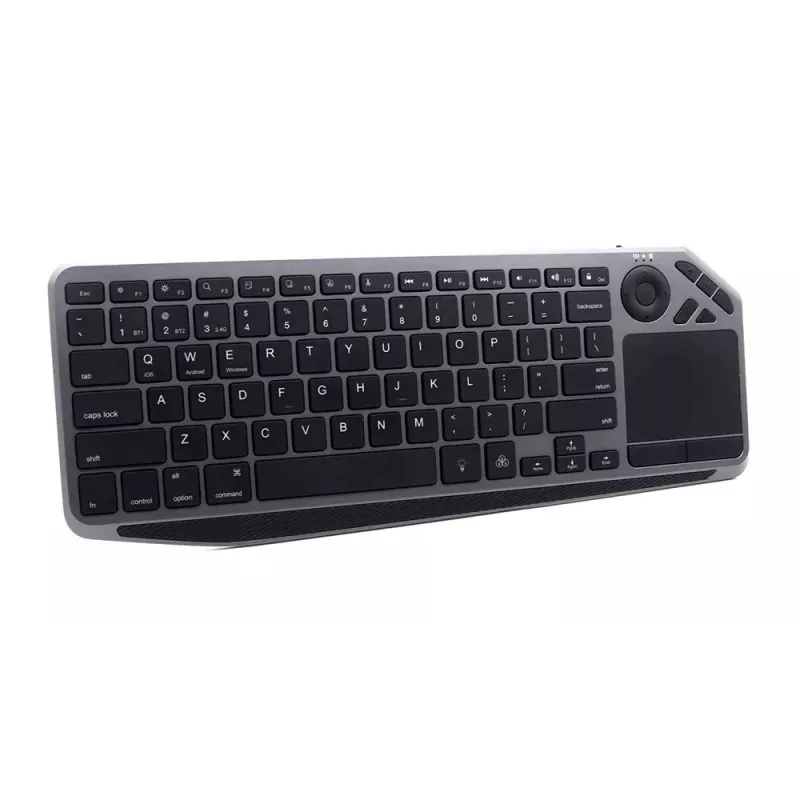 Techly ICTB9801TB Teclado universal RF inalámbrico + Bluetooth QWERTY US English negro