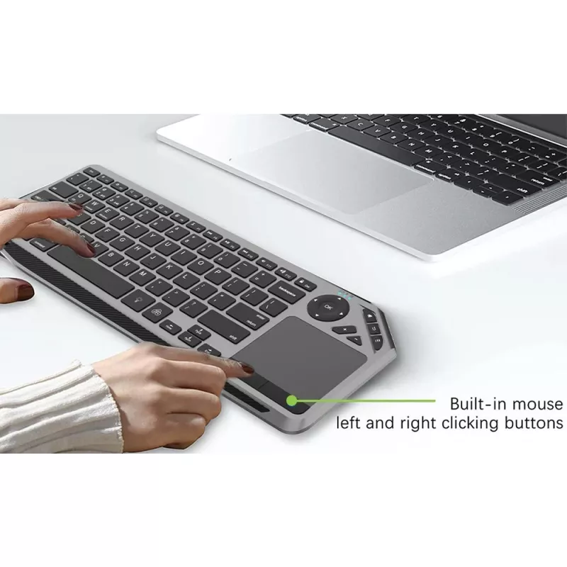Techly ICTB9801TB Teclado universal RF inalámbrico + Bluetooth QWERTY US English negro