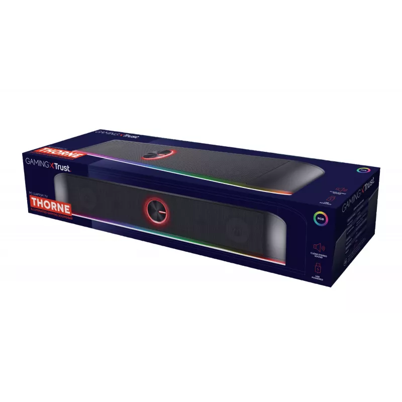 Trust GXT 619 Thorne negro 2.0 canales 6 W