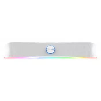 Trust Barra de sonido con iluminación RGB GXT 619W Thorne, 2.0 canales, 6 W, 12 W, 6 W, 10000 Ω, 4 Ω