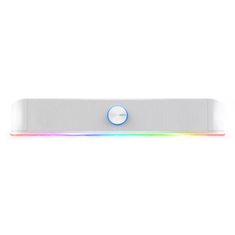 Trust Barra de sonido con iluminación RGB GXT 619W Thorne, 2.0 canales, 6 W, 12 W, 6 W, 10000 Ω, 4 Ω