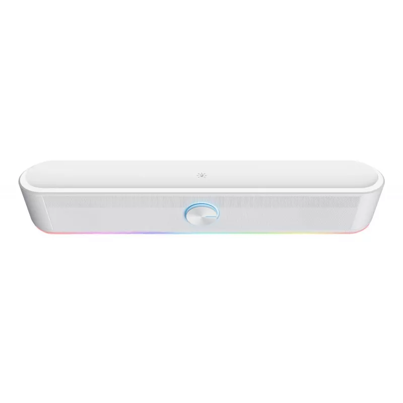 Trust Barra de sonido con iluminación RGB GXT 619W Thorne, 2.0 canales, 6 W, 12 W, 6 W, 10000 Ω, 4 Ω