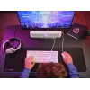 Trust Barra de sonido con iluminación RGB GXT 619W Thorne, 2.0 canales, 6 W, 12 W, 6 W, 10000 Ω, 4 Ω