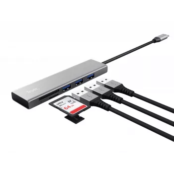 Trust Halyx USB 3.2 Gen 1 (3.1 Gen 1) Type-C 104 Mbit/s aluminio