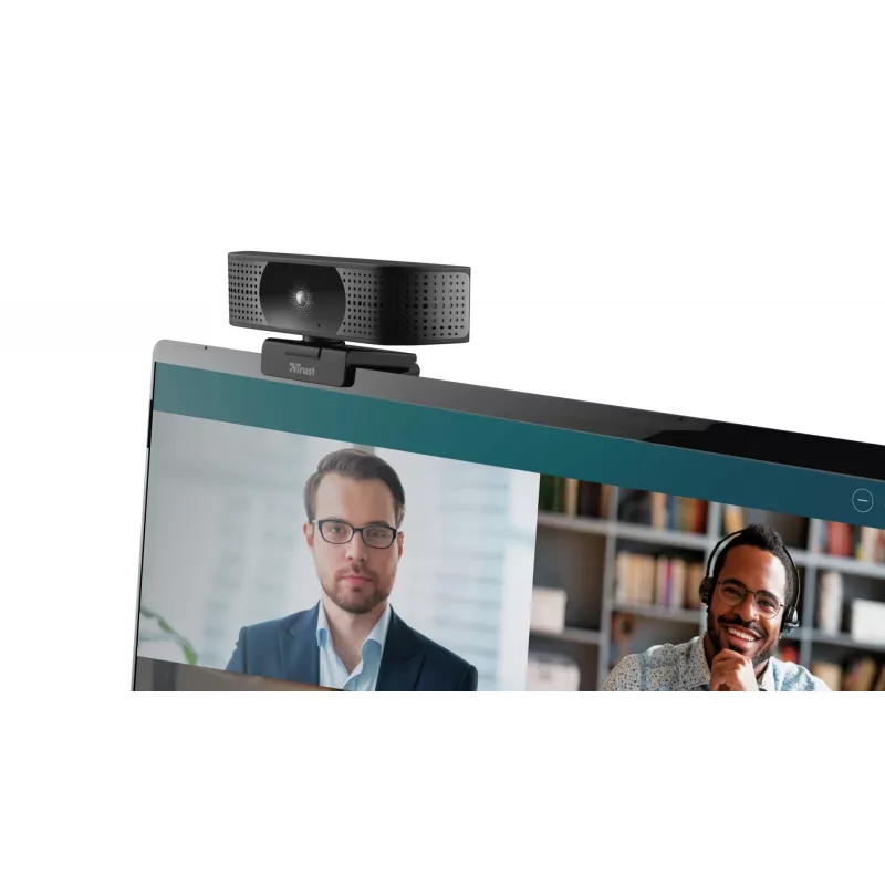 Trust Teza Webcam 3840 x 2160 píxeles USB 2.0 negro