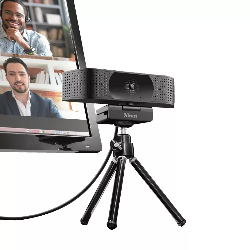 Trust Teza Webcam 3840 x 2160 píxeles USB 2.0 negro