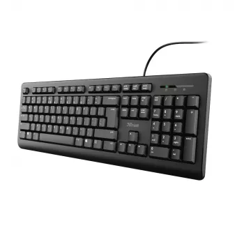 Trust Primo Teclado universal USB QWERTY US-inglés negro