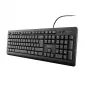 Trust Primo Teclado universal USB QWERTY US-inglés negro
