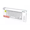 Trust 24651 teclado inalámbrico QWERTY US English, plateado
