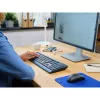 Conjunto de teclado y ratón inalámbrico TRUST Primo — teclado de tamaño completo QWERTY US-inglés, receptor RF USB-A, ratón óptico de 1200 DPI, negro