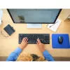 Conjunto de teclado y ratón inalámbrico TRUST Primo — teclado de tamaño completo QWERTY US-inglés, receptor RF USB-A, ratón óptico de 1200 DPI, negro