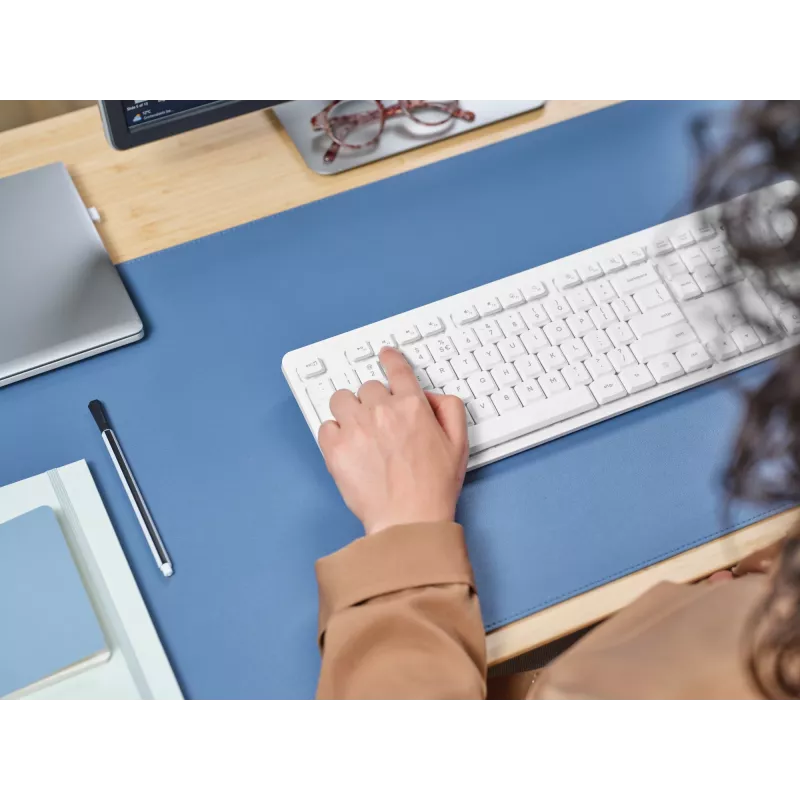 Trust Ody II Teclado y ratón incluidos de oficina/doméstico RF inalámbrico QWERTY US-inglés blanco