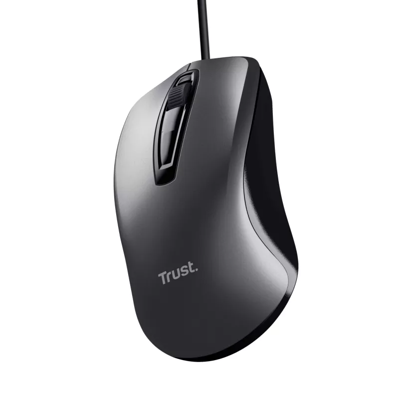 Trust Carve Ratón de oficina ambidiestro USB Type-A óptico 1200 DPI