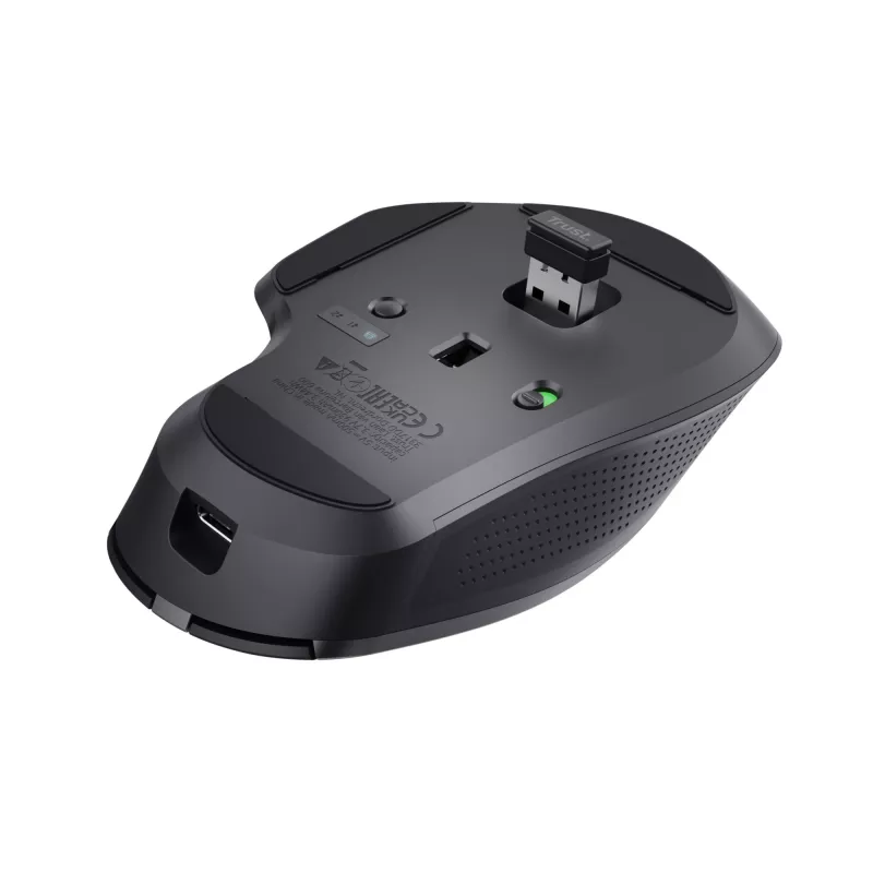 Trust Ozaa+ Ratón Oficina Diestro RF Wireless + Bluetooth 3200 DPI