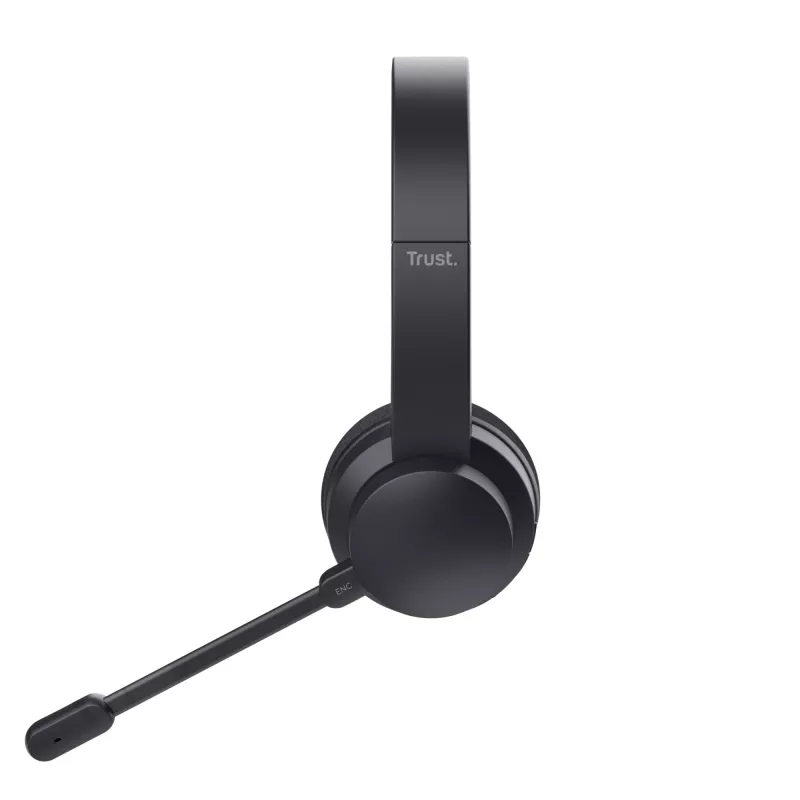 Trust Ayda Auricular con cable e inalámbrico Diadema Llamadas/Música USB-C Bluetooth Negro