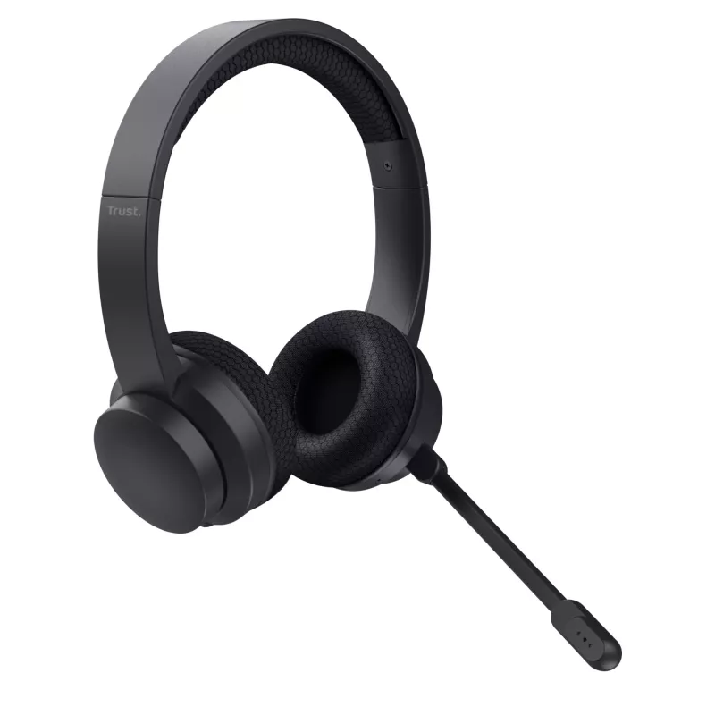 Trust Ayda Auricular con cable e inalámbrico Diadema Llamadas/Música USB-C Bluetooth Negro