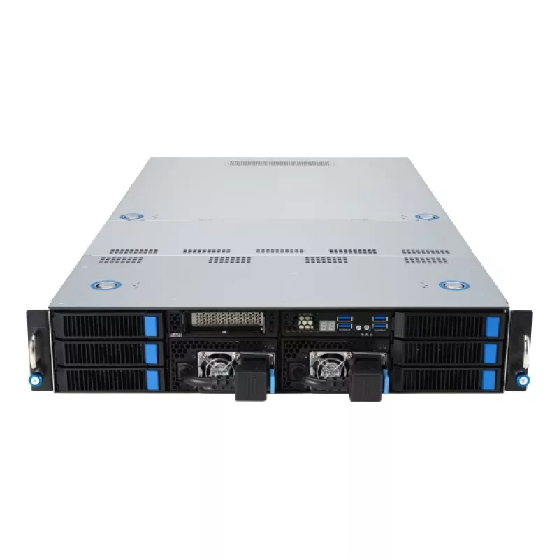 ASUS 90SF0251-M004X0 Barebone servidor Intel C741 Rack (2U) Negro, Acero