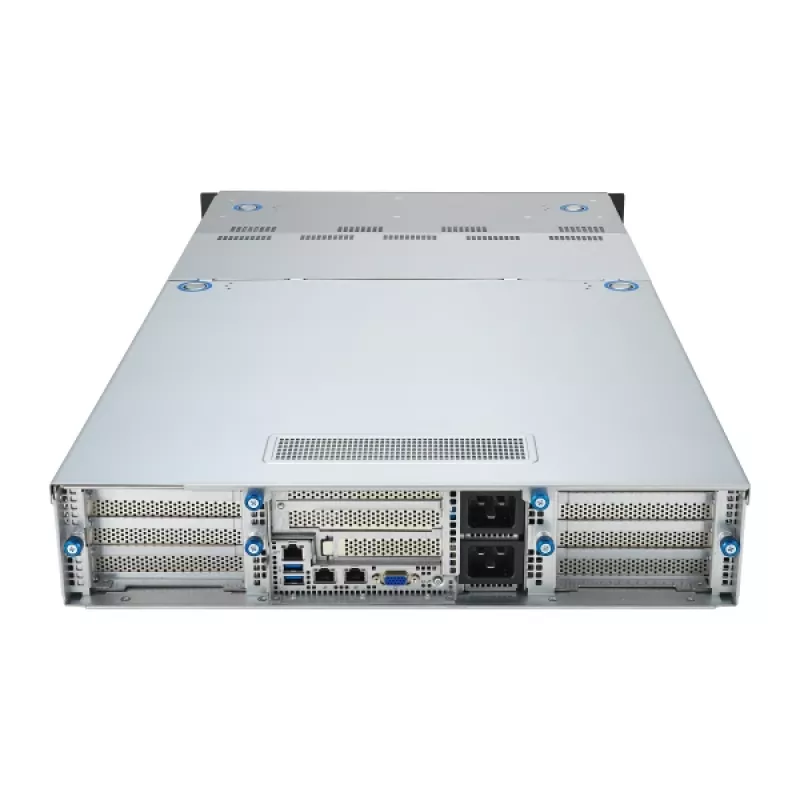 ASUS 90SF0251-M004X0 Barebone servidor Intel C741 Rack (2U) Negro, Acero