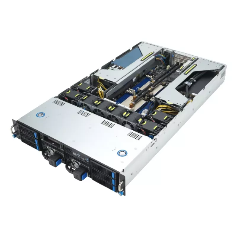 ASUS 90SF0251-M004X0 Barebone servidor Intel C741 Rack (2U) Negro, Acero