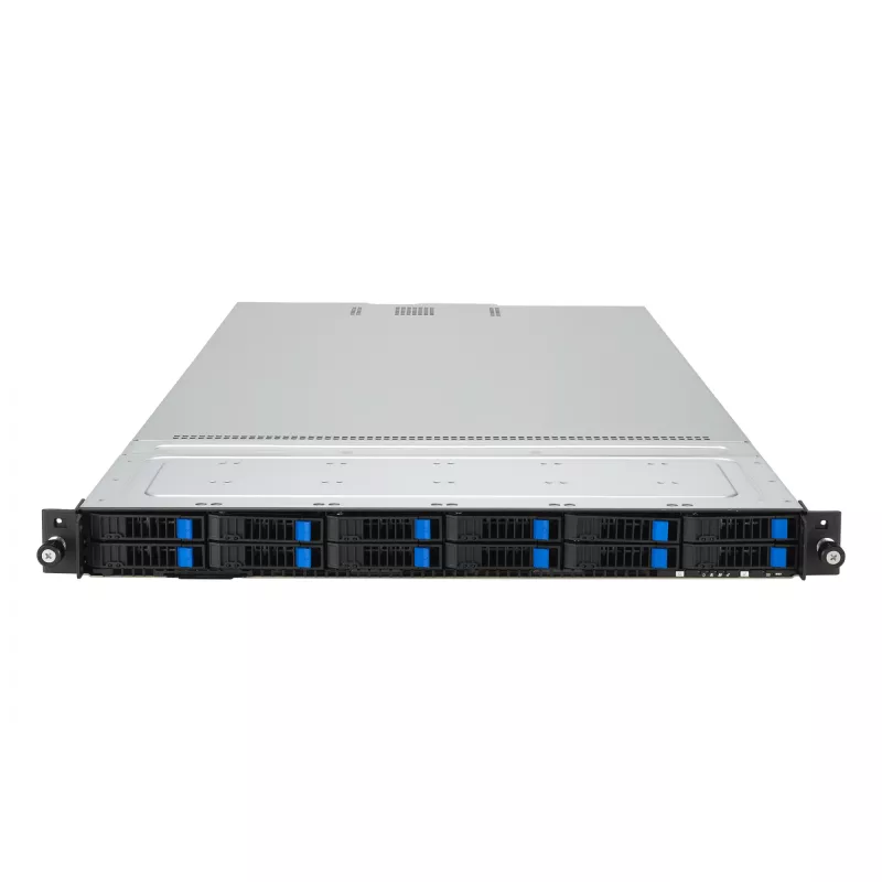 ASUS RS700A-E12-RS12U Socket SP5 Rack (1U) Negro, Acero