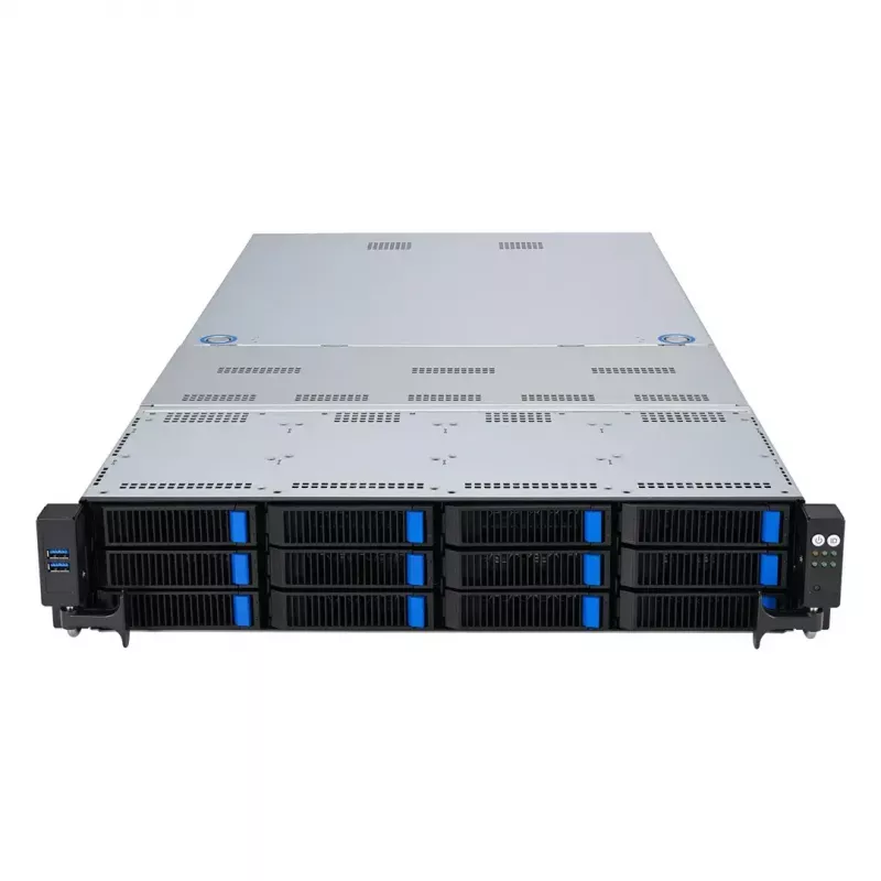 Servidor rack ASUS RS720A-E12-RS24U 2U Socket SP5, 2x soporte CPU, 24x bahías de 2,5
