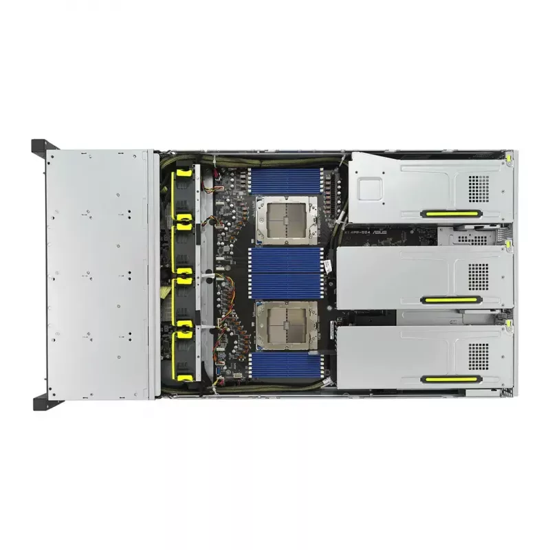 Servidor rack ASUS RS720A-E12-RS24U 2U Socket SP5, 2x soporte CPU, 24x bahías de 2,5
