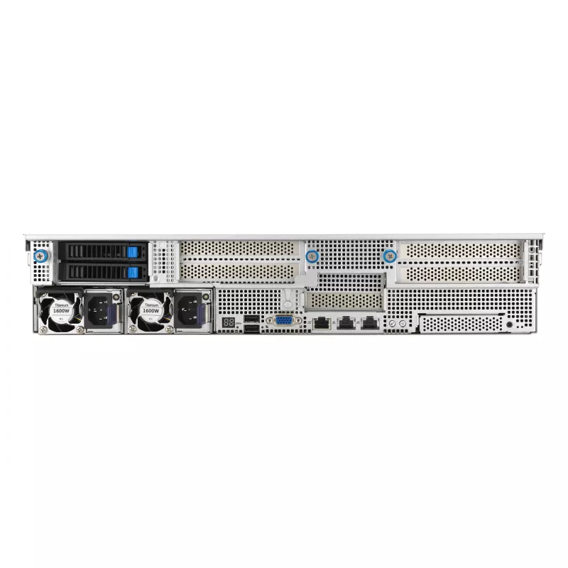 ASUS RS521A-E12-RS12U Socket SP5 Rack (2U) Negro, Plata