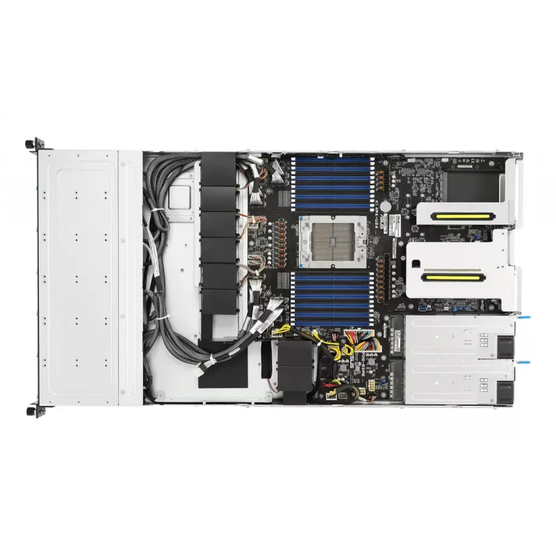 Servidor rack (1U) ASUS RS501A‑E12‑RS12U — LGA 6096, DDR5 hasta 3 TB, 24 DIMM, 1600W