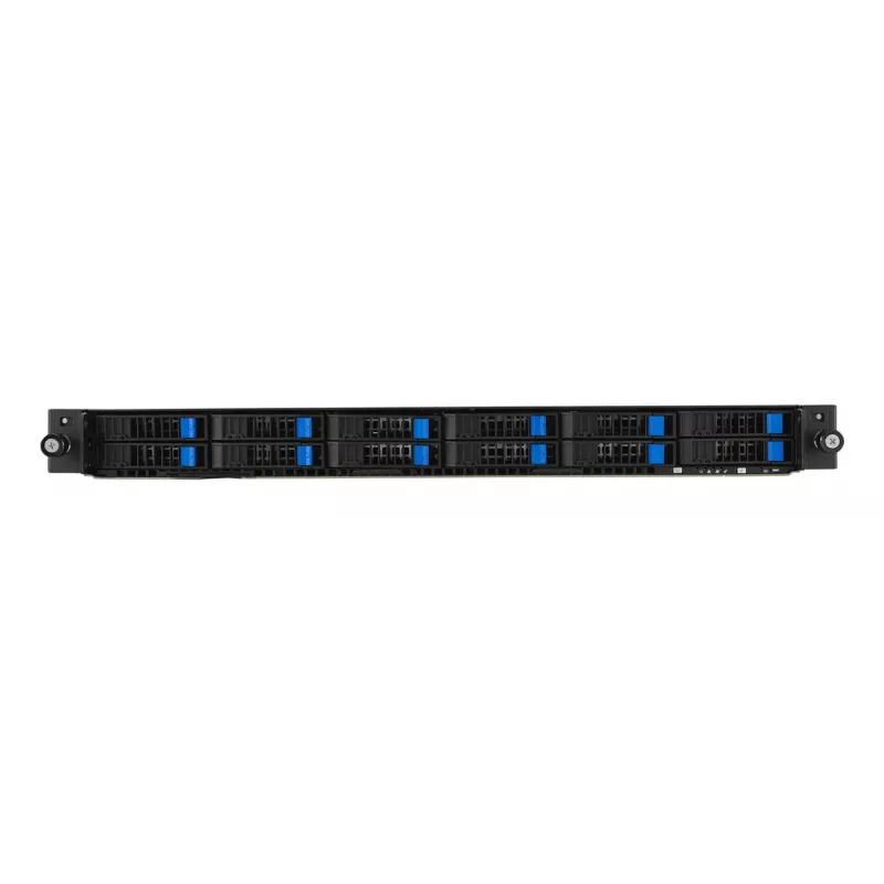 Servidor rack (1U) ASUS RS501A‑E12‑RS12U — LGA 6096, DDR5 hasta 3 TB, 24 DIMM, 1600W