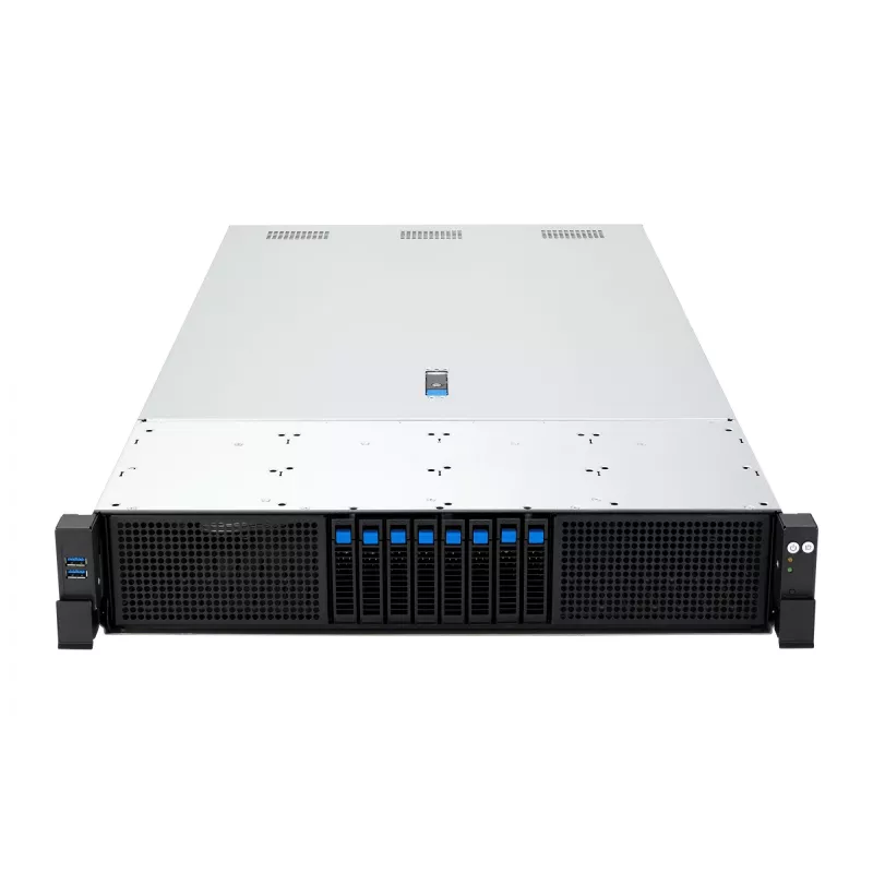 ASUS RS720A-E13-RS8G Socket SP5 Rack (2U) Negro, Plata