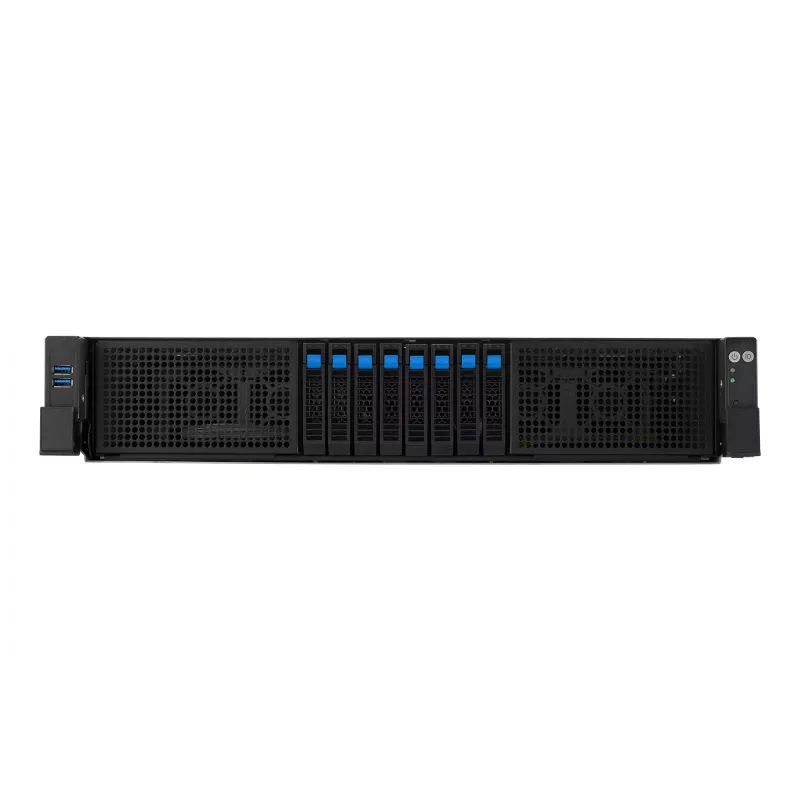 ASUS RS720A-E13-RS8G Socket SP5 Rack (2U) Negro, Plata