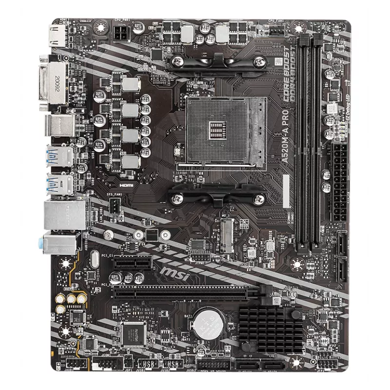 Placa base MSI A520M-A PRO AMD A520 Socket AM4 micro ATX