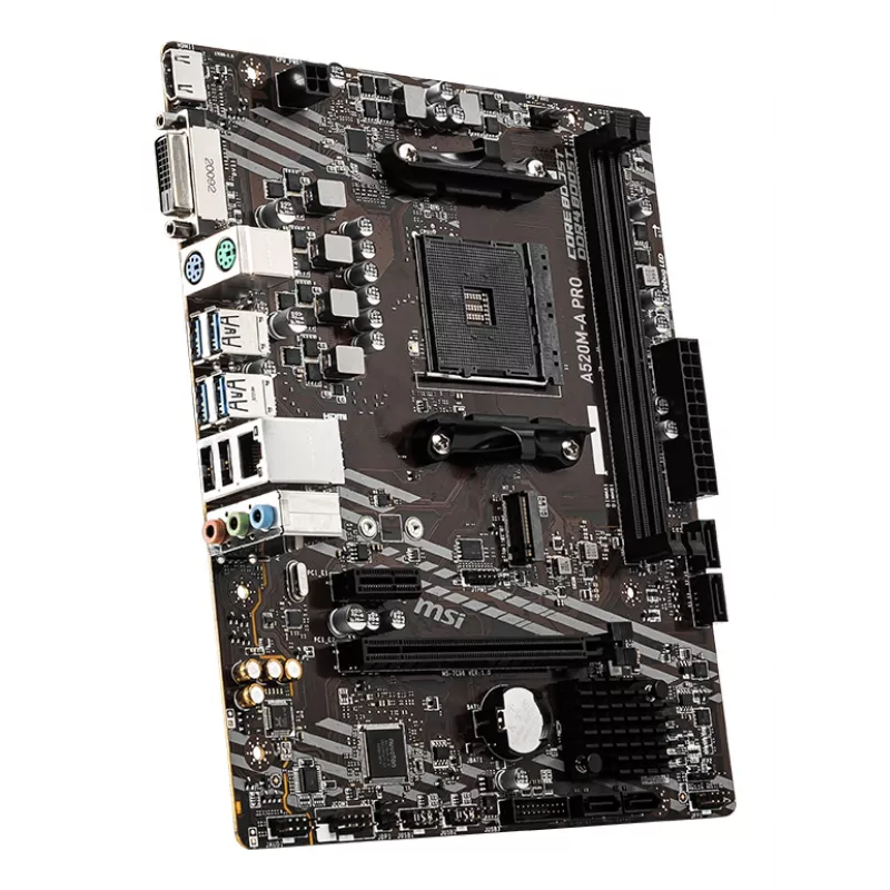 Placa base MSI A520M-A PRO AMD A520 Socket AM4 micro ATX